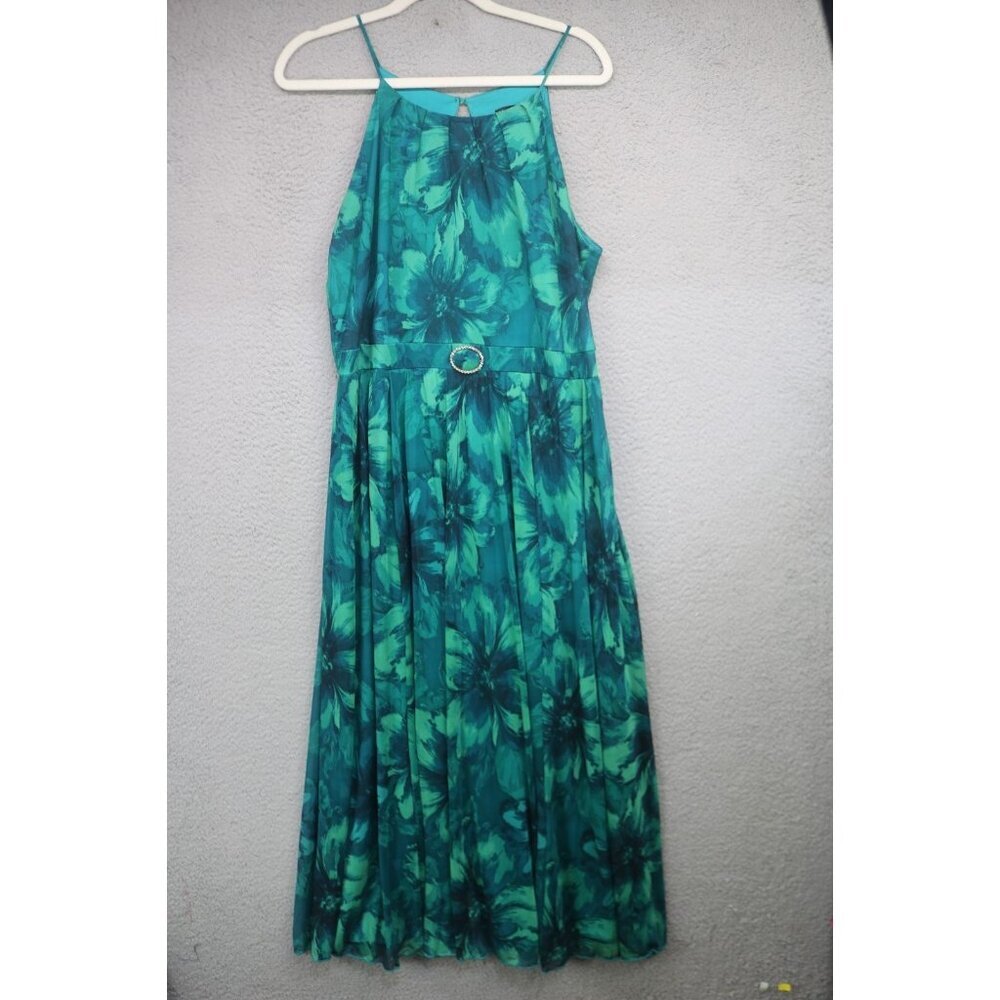 Alexa B Nites Dark Floral Soft Sheer Mesh Maxi Dress-14W-Fairy-Grunge-Whimsigoth